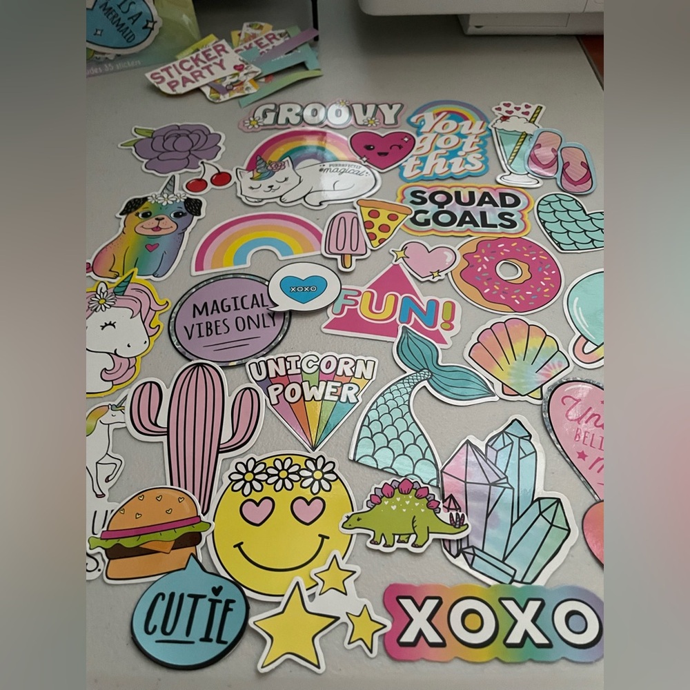 20+ Colorful Sticker Pack with Fun Designs